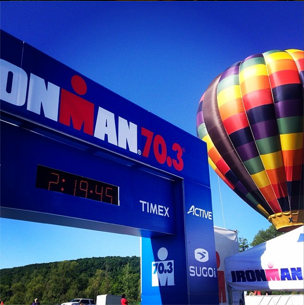 IRONMAN 70.3 Syracuse Finish Line