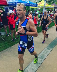 TEAM IMF Athlete, Shaun Able, looking fast on the run course!